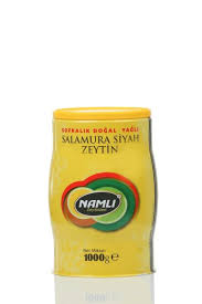 Namlı Salamura Siyah Zeytin (1000g) Kapak Resmi